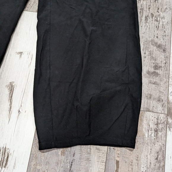 Eileen Fisher Washable wide leg Crepe Pant black size m - Picture 3 of 9